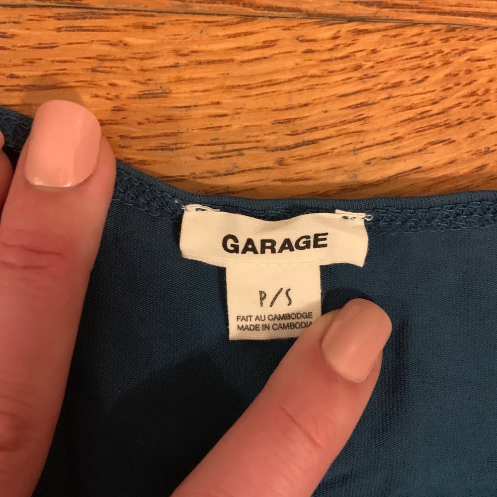 Garage Teal Body Suit Size Small - Picture 6 of 11
